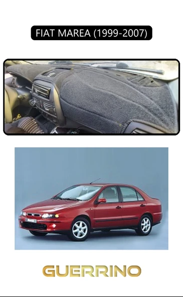 Guerrino  FIAT MAREA 1999-2007TORPİDO KORUMA HALISI SİYAH KENAR ürün görseli 1
