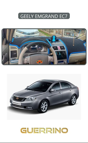 Guerrino  GEELY EMGRAND EC7TORPİDO KORUMA HALISI GRİ KENAR ürün görseli 1