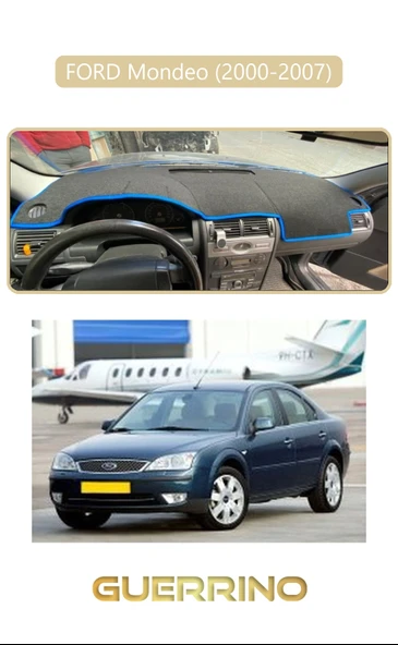 Guerrino  FORD Mondeo (2000-2007)TORPİDO KORUMA HALISI BEJ KENAR ürün görseli 1