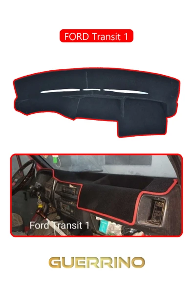 Guerrino  FORD Transit 1TORPİDO KORUMA HALISI KIRMIZI KENAR ürün görseli 1