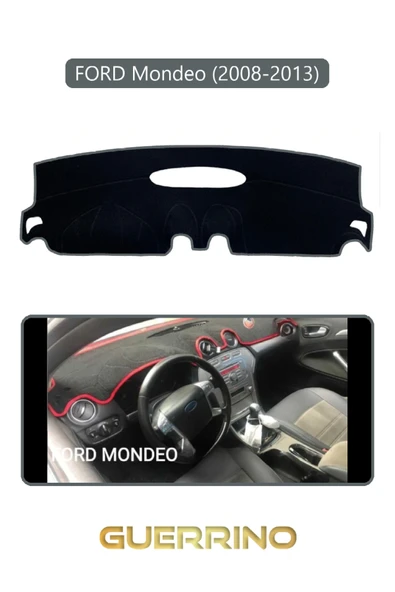 Guerrino  FORD Mondeo (2008-2013)TORPİDO KORUMA HALISI GRİ KENAR ürün görseli 1