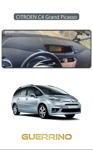Guerrino  CITROEN C4 grand picassoTORPİDO KORUMA HALISI GRİ KENAR ürün görseli 1