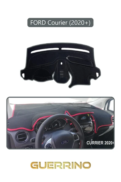 Guerrino  FORD Courier 2020 +TORPİDO KORUMA HALISI GRİ KENAR ürün görseli 1