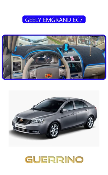 Guerrino  GEELY EMGRAND EC7TORPİDO KORUMA HALISI MAVİ KENAR ürün görseli 1