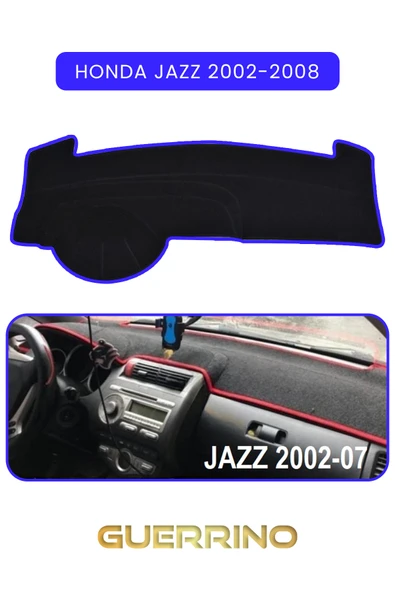 Guerrino  HONDA JAZZ 2002-2008TORPİDO KORUMA HALISI MAVİ KENAR ürün görseli 1