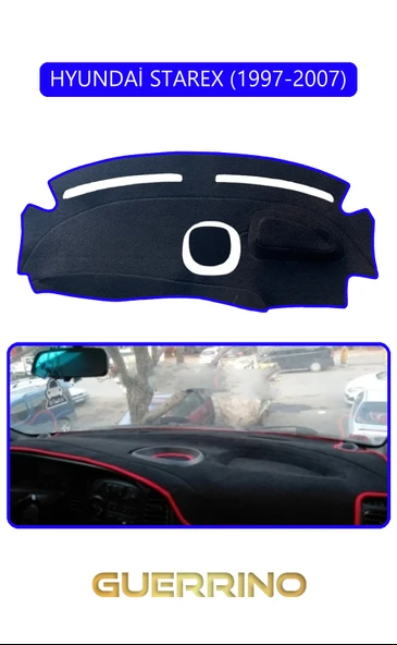 Guerrino  HYUNDAİ STAREX 1997-2007TORPİDO KORUMA HALISI MAVİ KENAR ürün görseli 1