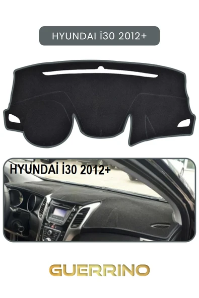Guerrino  HYUNDAİ İ30 2012+TORPİDO KORUMA HALISI GRİ KENAR ürün görseli 1
