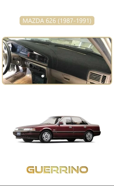 Guerrino  MAZDA 626 1987-1991TORPİDO KORUMA HALISI BEJ KENAR ürün görseli 1