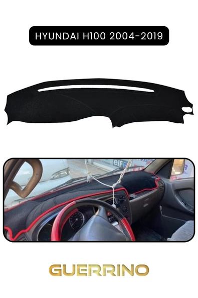 Guerrino  HYUNDAİ H100 2004-2019TORPİDO KORUMA HALISI SİYAH KENAR ürün görseli 1
