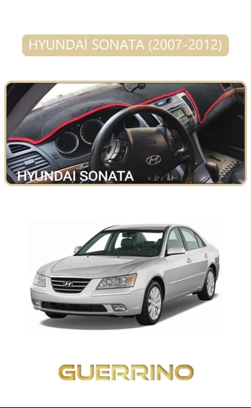 Guerrino  HYUNDAİ SONATA 2007-2012TORPİDO KORUMA HALISI BEJ KENAR ürün görseli 1