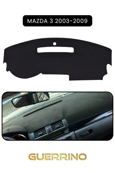 Guerrino  MAZDA 3 2003-2009TORPİDO KORUMA HALISI SİYAH KENAR ürün görseli 1