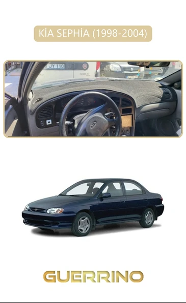 Guerrino  KİA SEPHİA 1998-2004TORPİDO KORUMA HALISI BEJ KENAR ürün görseli 1