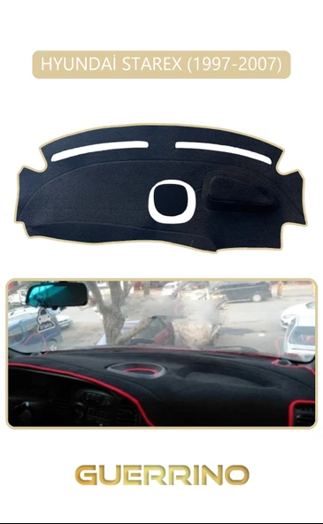 Guerrino  HYUNDAİ STAREX 1997-2007TORPİDO KORUMA HALISI BEJ KENAR ürün görseli 1