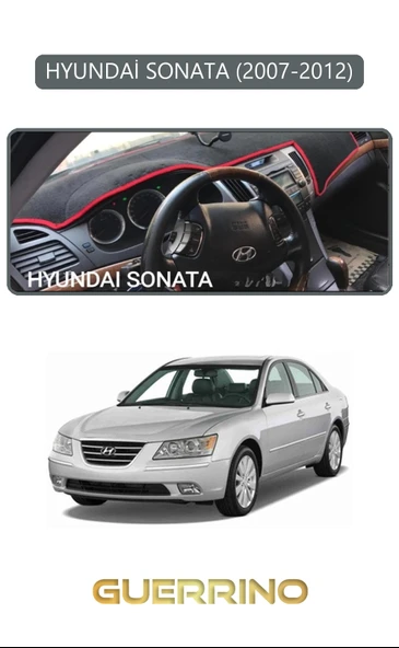 Guerrino  HYUNDAİ SONATA 2007-2012TORPİDO KORUMA HALISI GRİ KENAR ürün görseli 1