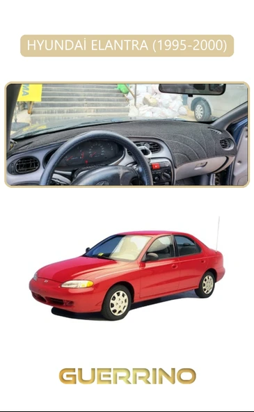 Guerrino  HYUNDAİ ELANTRA 1995-2000TORPİDO KORUMA HALISI BEJ KENAR ürün görseli 1