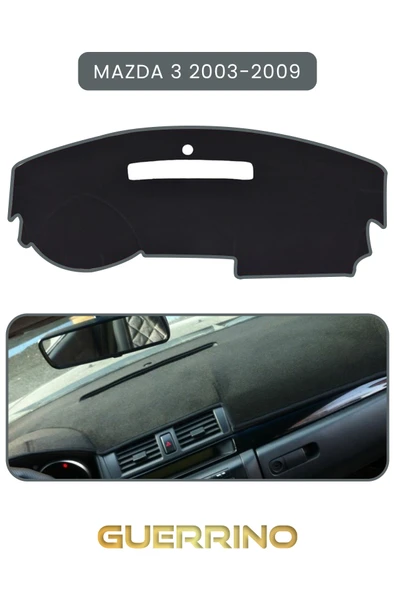 Guerrino  MAZDA 3 2003-2009TORPİDO KORUMA HALISI GRİ KENAR ürün görseli 1