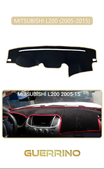 Guerrino  MITSUBISHI L200 2005-2015TORPİDO KORUMA HALISI BEJ KENAR ürün görseli 1
