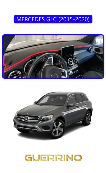 Guerrino  MERCEDES GLC 2015-2020TORPİDO KORUMA HALISI MAVİ KENAR ürün görseli 1