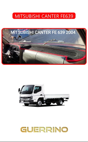 Guerrino  MITSUBISHI CANTER FE639TORPİDO KORUMA HALISI KIRMIZI KENAR ürün görseli 1