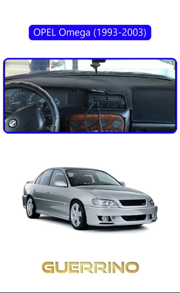 Guerrino  OPEL Omega (1993-2003)TORPİDO KORUMA HALISI MAVİ KENAR ürün görseli 1