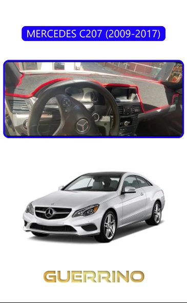 Guerrino  MERCEDES C207 2009-2017TORPİDO KORUMA HALISI MAVİ KENAR ürün görseli 1
