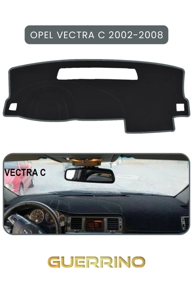 Guerrino  OPEL Vectra C 2002-2008 TORPİDO KORUMA HALISI GRİ KENAR ürün görseli 1