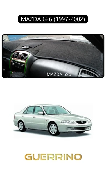 Guerrino  MAZDA 626 1997-2002TORPİDO KORUMA HALISI SİYAH KENAR ürün görseli 1