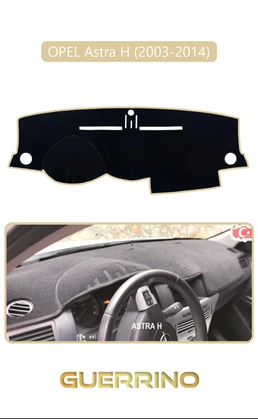 Guerrino  OPEL Astra H (2003-2014)TORPİDO KORUMA HALISI BEJ KENAR ürün görseli 1