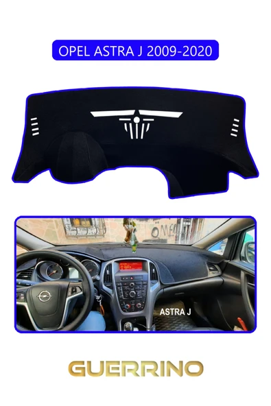 Guerrino  OPEL Astra J (2009-2020)TORPİDO KORUMA HALISI MAVİ KENAR ürün görseli 1
