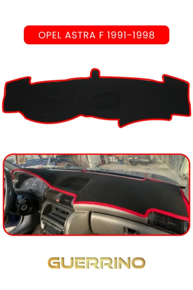 Guerrino  OPEL Astra F 1991-1998TORPİDO KORUMA HALISI KIRMIZI KENAR ürün görseli 1