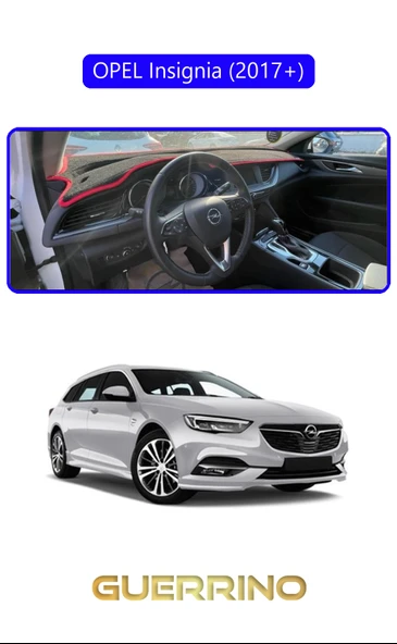 Guerrino  OPEL Insignia (2017 + )TORPİDO KORUMA HALISI MAVİ KENAR ürün görseli 1