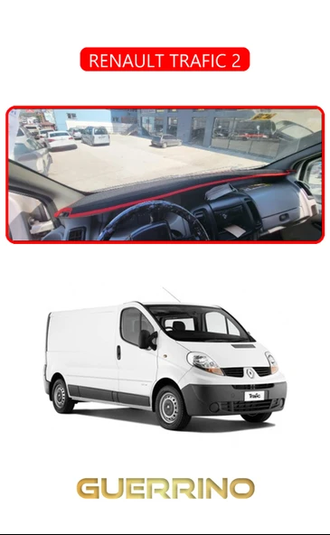 Guerrino  RENAULT TRAFIC 2TORPİDO KORUMA HALISI KIRMIZI KENAR ürün görseli 1