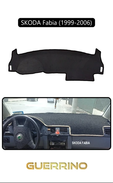 Guerrino  SKODA Fabia (1999-2006)TORPİDO KORUMA HALISI SİYAH KENAR ürün görseli 1