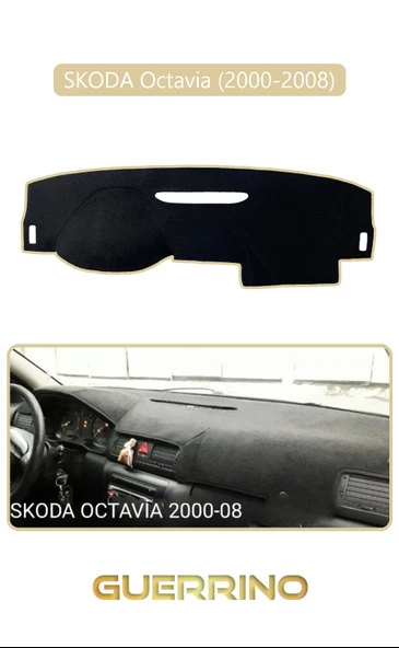 Guerrino  SKODA Octavia (2000-2008)TORPİDO KORUMA HALISI BEJ KENAR ürün görseli 1
