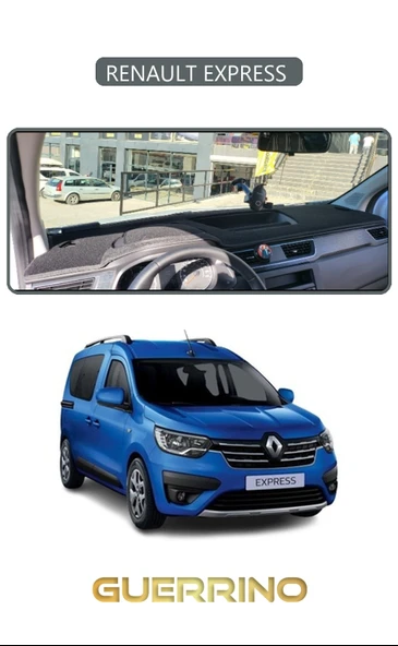 Guerrino  RENAULT EXPRESS TORPİDO KORUMA HALISI GRİ KENAR ürün görseli 1