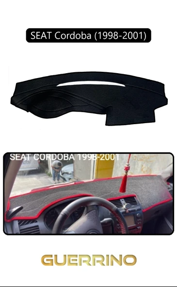 Guerrino  SEAT Cordoba (1998-2001)TORPİDO KORUMA HALISI SİYAH KENAR ürün görseli 1