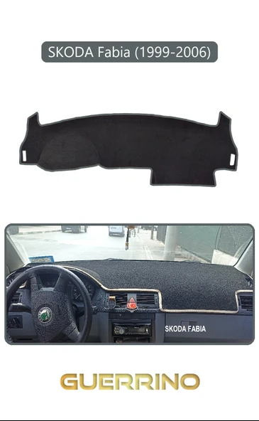 Guerrino  SKODA Fabia (1999-2006)TORPİDO KORUMA HALISI GRİ KENAR ürün görseli 1