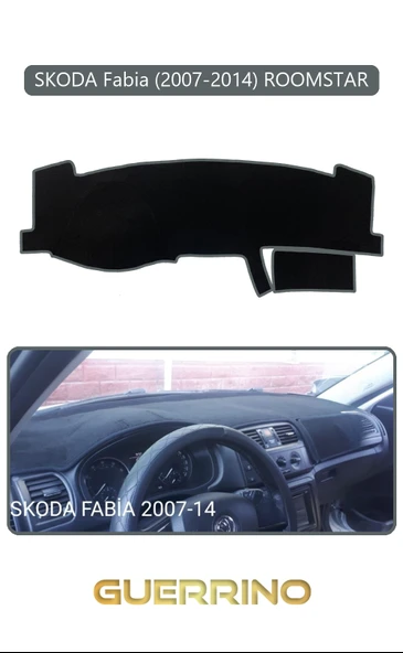Guerrino  SKODA Fabia (2007-2014) ROOMSTARTORPİDO KORUMA HALISI GRİ KENAR ürün görseli 1
