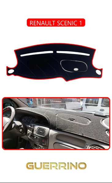Guerrino  RENAULT SCENIC 1TORPİDO KORUMA HALISI KIRMIZI KENAR ürün görseli 1