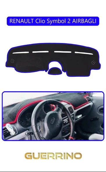 Guerrino  RENAULT Clio Symbol 2 AIRBAGLITORPİDO KORUMA HALISI MAVİ KENAR ürün görseli 1