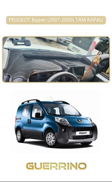 Guerrino  PEUGEOT Bipper (2007-2020) TAM KAPALITORPİDO KORUMA HALISI BEJ KENAR ürün görseli 1