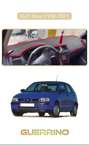 Guerrino  SEAT Ibiza (1998-2001)TORPİDO KORUMA HALISI BEJ KENAR ürün görseli 1