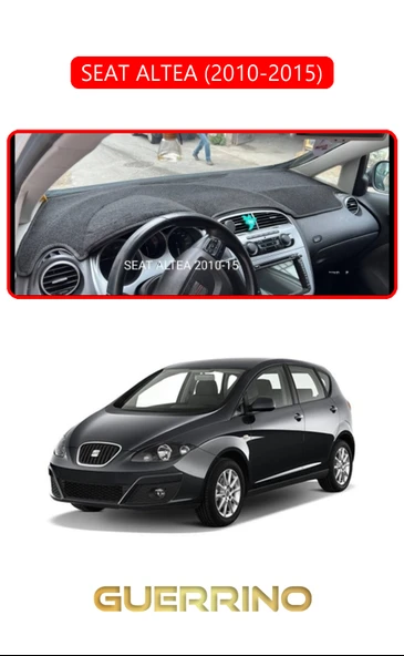 Guerrino  SEAT ALTEA (2010-2015)TORPİDO KORUMA HALISI KIRMIZI KENAR ürün görseli 1