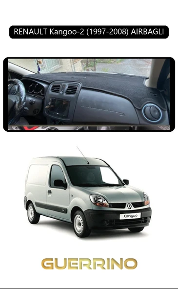 Guerrino  RENAULT Kangoo-2 (1997-2008) AIRBAGLITORPİDO KORUMA HALISI SİYAH KENAR ürün görseli 1