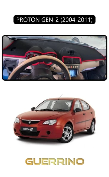 Guerrino  PROTON GEN-2 (2004-2011)TORPİDO KORUMA HALISI SİYAH KENAR ürün görseli 1