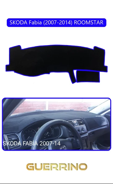 Guerrino  SKODA Fabia (2007-2014) ROOMSTARTORPİDO KORUMA HALISI MAVİ KENAR ürün görseli 1