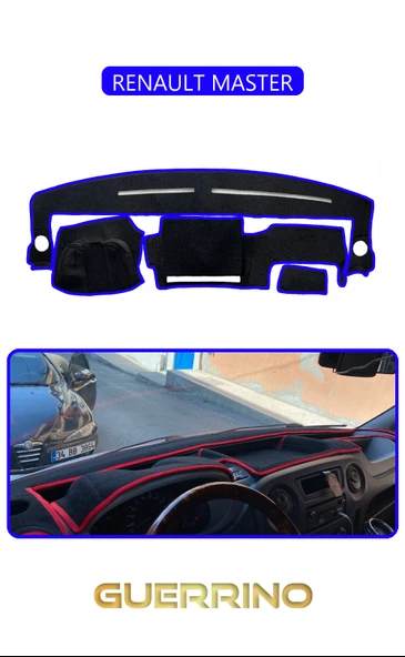 Guerrino  RENAULT MASTERTORPİDO KORUMA HALISI MAVİ KENAR ürün görseli 1