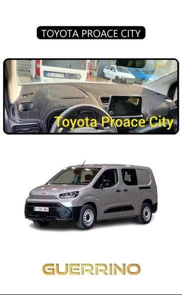 Guerrino  TOYOTA PROACE CITYTORPİDO KORUMA HALISI SİYAH KENAR ürün görseli 1