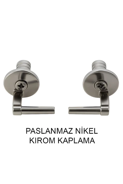 DESIPHON Klozet Kapak Montaj Vidası Üstten Sıkmalı Metal  -  Krom  Paslanmaz ürün görseli 1