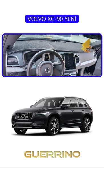 Guerrino  VOLVO XC-90 YENİTORPİDO KORUMA HALISI MAVİ KENAR ürün görseli 1